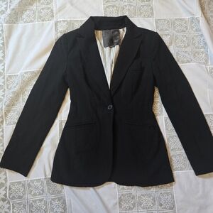 Guess Fitted Women's Black Blazer Size Small